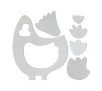 Euyehn Quilting Templates | Chicken Quilting Template Set | Supplies Pattern Tools for Place Mats Cushions Wall Decor Family Activities Parties Beginner
