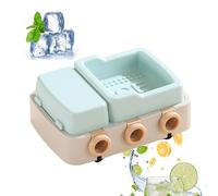 Euyehn Silicone Ice Pop Molds,6-Grid Easy Release Reusable Mould with Lid,Pop Maker Mold Freezer Mold - for Fruit Pudding Jelly Yogurt Candy Chocolate