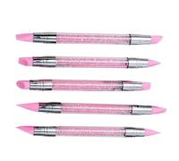 Euyehn Silicone Nail Brush | Double-Ended Nail Sculpting Pen | Comfortable Control Fingernail Sculpting Tool for Traveling Business Trip School