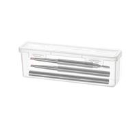 Euyehn Transparent Pencil Case,Drawer Classification Storage Box - Sturdy Organizer for Stationery, Desk Supplies Holders Dispensers for Classroom, Working Place