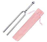 EUYKQNOI 1 Piece Tuning Fork, A440 Hz Stainless Steel Tuning Fork, Standard Tuning Fork, 440 Hz for Standard Musical Instruments Guitar Violin Tuner Device (Silver)