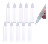 EUYKQNOI 10 x Plastic Dropper Bottles, Empty Bottles for Portable and Compressible Liquids, Ideal for Travel, Cosmetics, Essential Oils, Perfumes and Use with Liquid Samples, Dropper for Tasting, 30