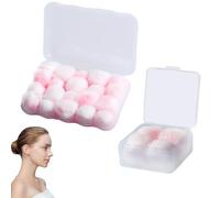 EUYKQNOI 12 pairs of sleep earplugs for sleeping, waterproof earplugs, ear plugs for sleeping, ear protection for sleeping, wax plugs, ear plugs for the night, ear plugs for sleeping