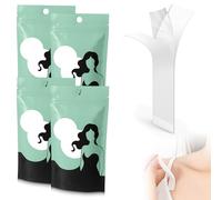 EUYKQNOI 144 Pieces Double Sided Clothing Tape - Body Tape for Necklines, Push-up Breasts, Elegant Dresses - 12 mm and 18 mm (2 Sizes), Transparent, No Residues, Suitable for Sensitive Skin