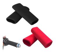 EUYKQNOI 4 Pieces Universal Foam Handlebar Grips Covers, Comfort Non-Slip Anti-Vibration Cover for Handlebar Grips, Heated Grips for Motorbikes, Scooter Hand Covers, Grips