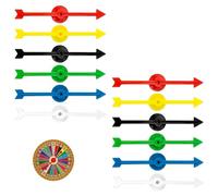 EUYKQNOI Arrow Spinner Game, Plastic Arrow Spinner, Board Game Spinner, Plastic Arrow Spinner, Pack of 12, Fidget Spinners, Stress Relief Toy Sensory Toy, for School,