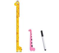 EUYKQNOI Children's Height Chart for Baby and Toddler's Room, Baby Height Chart for Children's Decoration, Giraffe Head Altimeter Nursery Animal Wall Decal