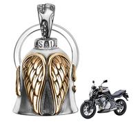 EUYKQNOI Guardian Bell Motorcycle Bell Motorcyclists, Lucky Motorcycle Keychain, Guardian Angel with Hanging Ring for Electric Cars, Motorcycles, Bicycles etc