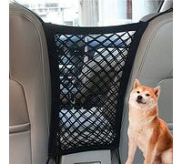 EUYuan Car Pet Barrier, 2 Pcs Universal Dog Net Car Seat Storage Mesh Organizer for Dog Kids Barrier Disturb Stopper Storage Pouch Black
