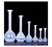 EuZhOuDEQiNg Volumetric Flask Measuring Flask Graduated Bottle for Test inlaboratory(50ml-2Pcs)
