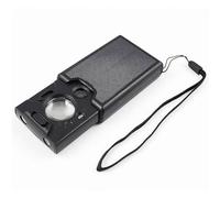EUZUXU Jewelers Loupe 30X 45X 60X, with Illuminated LED Light, Portable Handheld Magnifying Glass for Jewelry Diamonds Gems Coins Stamps Home Office