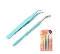 EUZUXU Tick Remover Tools for Dogs, Stainless Steel Tick Remover Tool Set Complete Tool Kit for Humans, Dogs, Cats