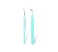 EUZUXU Tick Remover Tools for Dogs, Stainless Steel Tick Remover Tool Set Complete Tool Kit for Humans, Dogs, Cats