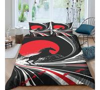 EUZZDHESP Horse Duvet Cover Set 3 PCS Hotel Quality Quilt Cover Bedding Sets Bed Covers with Pillowcases with Zipper Closure Ultra Soft Hypoallergenic Microfiber Double(200x200cm)