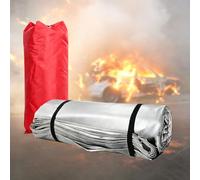 EV Car Fire Blanket,Large Fiberglass Emergency Fireproof Blankets