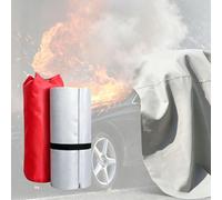 EV Car Fire Blanket, Large Fiberglass Fire Blankets for Vehicle, Garage, Kitchen