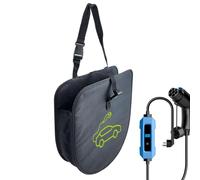 EV Charger Carrying Bag - Electric Car Organizer Case, Portable Compact Lightweight Design, Practical Magic Strap | Charger Hanger Bag Load Journal Sneakers Accessories Storage for Long Journeys