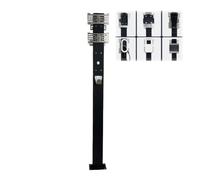 EV Charger Pedestal, 304 Stainless Steel Adjustable Mounting Plate, Floor Mounted Holder for Indoor Outdoor Electric Vehicle Charging Station