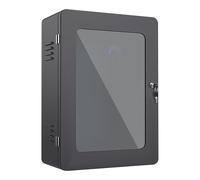 EV Charger Pedestal Stand,Lockable Wall-Mounted EV Charger Pedestal Box, Durable Protective Enclosure with Smooth Edges, Safe & Stylish for Home, Office & Outdoor Use (Gray, Medium)