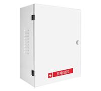 EV Charger Pedestal Stand,Locking EV Charger Weatherproof Station Box, Anti-Theft & Rainproof, Excellent Heat Dissipation, Compatible with Most Charging Stations (White, Medium)