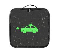 EV Charging Cable Bag - Capacity Waterproof Storage Case, Sturdy Oxford Cable Holder | Portable Jumper Cable Bag With Strong Handle For Electric Car Charger Accessories RV Hoses Travel Garag, square