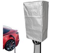 EV Charging Station Cover, Charger Rain Protector, Waterproof All Weather Fabric with Sun Blocking Tight Fit Design, General Size, Black, Great for Outdoor Parking Lot, Public Space, Home Yard Use