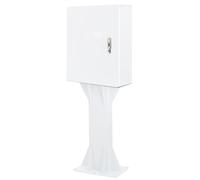 EV Charging Station Support Pole, Protective Box for Charger, Security and Anti-theft Compatible with Most Charging Piles