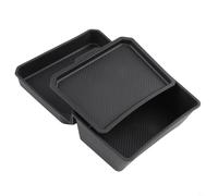 EV3 2024-2025 Center Console Lower Storage Box Doubled Layer TPE Organizer Tray(27.2 X 18.4 X 6.9 Cm)