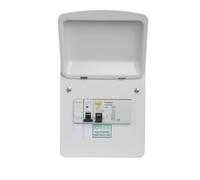 EV40B EV Charger Supply Unit FuseBox, 63A Type B RCD, 40A MCB, Metal Consumer Unit