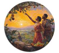 Eva, Adam und der Garten Eden 1000pcs (67.5x67.5cm) Erwachsenenpuzzle - DIY-Puzzlespielzeug