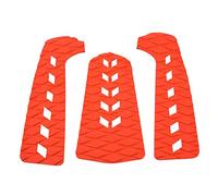 EVA Anti slip Stomp Pad with Squarea Hole for Surfboard Shortboard Longboard Skimboard (Red)