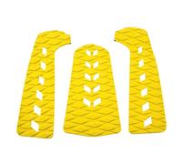 EVA Anti slip Stomp Pad with Squarea Hole for Surfboard Shortboard Longboard Skimboard (Yellow)