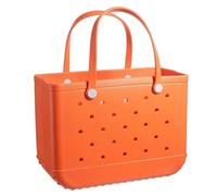EVA Beach Bag - Large Rubber Beach Tote Bag For Women, Waterproof Washable Beach Tote Bag With Holes, Portable Travel Bag For Beach, Pool, Sport, Shopping (37x14x31.5cm)
