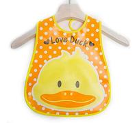 Eva Bib Three-Dimensional Baby Waterproof Saliva Towel Infant Small Square Towel to Increase Flip Large Version of The Cartoon Rice Bowl Big Yellow Duck