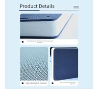 EVA Boat Fenders for Dock Protection with Triple Layer Foam and Rope for Secure Mounting on For Yachts Ski Boats and Motorboats (49 * 19 * 5cm blue)