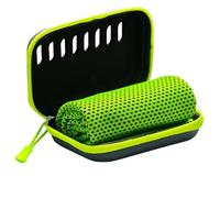 EVA Boxed Cooling Towel, 30x80cm Soft Breathable Quick-Dry Sports Ice-Towel, Compact & Portable Travel Summer Cooling Towel for Sports Gym, Hiking And Yoga for summer sports，Green