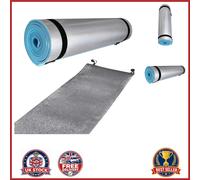 EVA Camping Mat with Aluminum Film for Hiking and Backpacking Silver 180x50cm