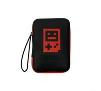 EVA Carry Case for Miyoo for mini Plus Retro Handheld - Water Resistant Hard Cover with Internal Fixing Strap - Portable Gaming Console Organizer Black