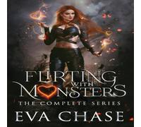 Eva Chase Flirting with Monsters Hardback Book in White Eva Chase White