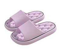 EVA Cloud Sliders For Women - Lightweight House Slippers Non-Slip Indoor Shower Slippers Summer Soft Hollow Out Sole Bathroom Footwear Pillow Sliders Washable Quick Drying Shoes For Pool Beach