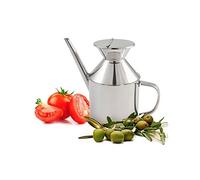 Eva Collection Cylindrical Oil Can 0.4 L in Stainless Steel