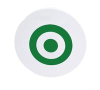 EVA Foam Arrow Target for Mobile Bow and Arrow Practice Lightweight and Portable Accessory (White green target)