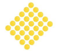 EVA Foam Balls Soft Sponge Practice Ball 30pcs 21.5mm Indoor Outdoor Training Non Hurt Light Weight Brightly Colored (Yellow)