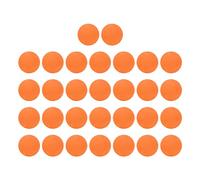 EVA Foam Balls Soft Training Balls for Indoor and Outdoor Practice Safe Non-Toxic 21.5mm 30 Pack (Orange)