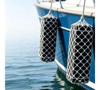 EVA Foam Boat Fender, Boat Bumper for Docking, UV & Saltwater Resistant | Marine Fender, Ship Collision Protection Block with Rope Cover for Small, Medium, and Large Boats, Ports