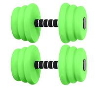 Eva -Foam Dumbbell - Aerobics Water Dumbbell | 2 Pack Pool Weight | Water Resistance Dumbbells for Pool Exercises | Lightweight F0r Heavy Duty Trouble Training Equipment for Bambi