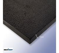 Eva Foam Gym & Yoga Mat Black Amoebic Design, 22mm Thick, 6Ft X 4Ft