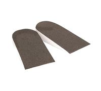 EVA Foam Height-Increase Insoles, Half-Length Cushioned Shoe Inserts, 12.7 x 5.8 x 2.5 cm, 1 Pair (Brown, One Size)
