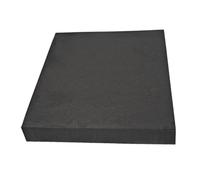 Eva Foam High Density Sheet No Glue, 20 X 100cm Eva Foam Sheet, Black White Eva Foam Pad For Hobbyist Carving 1pc(Black,2mm x 20cm x 100cm)
