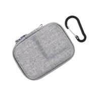 EVA Foam Protective Case Waterproof Dustproof Construction with Dedicated Slots for Memory Cards Batteries Cable Waterproof DSLR Bag with Carabiner Clip